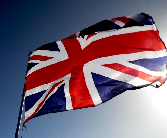 The flag of British Empire