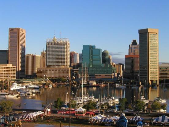 landscape of Baltimore