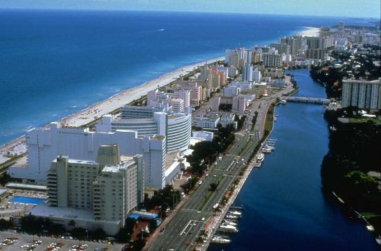 Panoramic of Miami beach