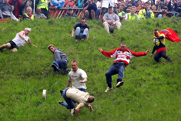 Annual Bank Holiday Cheese Rolling Competition