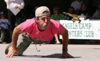 frog jumping