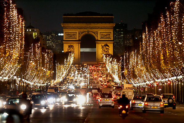 Champs-Élysées in Paris, France tourism destinations
